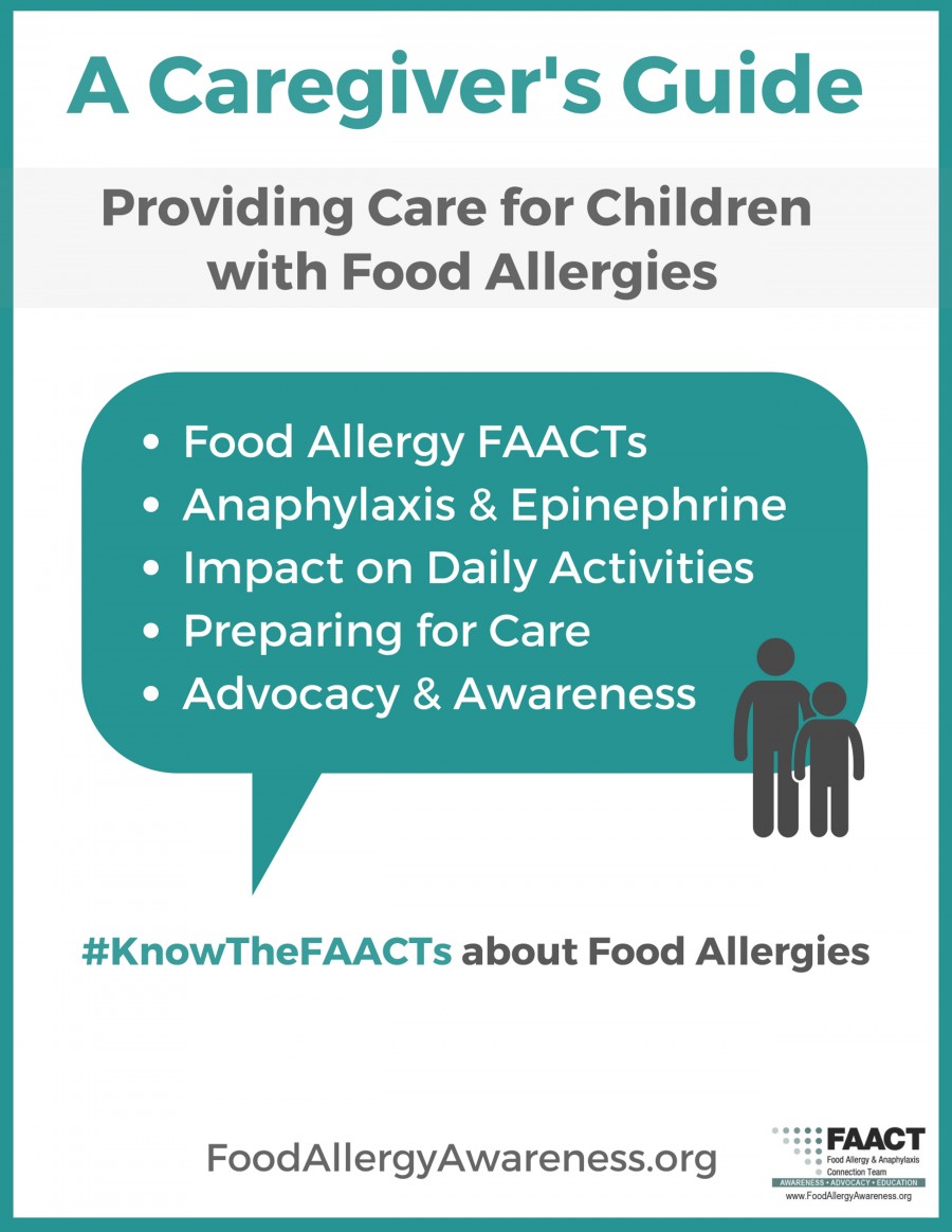 A caregiver's guide: providing care for children with food allergies